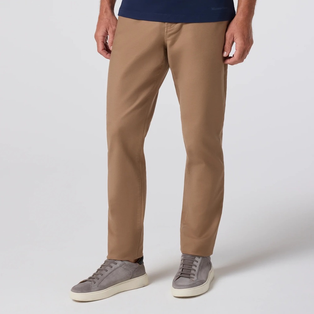 Mizzen + Main Pants Mens 38x31 Mayfield 5 Pocket Mocha Brushed Twill $168